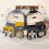 Japanese Ulzzang College Wind Backpack Small Transparent Black 3