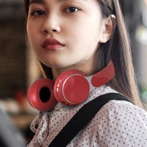 FG-07S Wireless Bluetooth Headset Folding Subwoofer Stereo Green 2