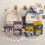 Japanese Ulzzang College Wind Backpack Small Transparent Black 4