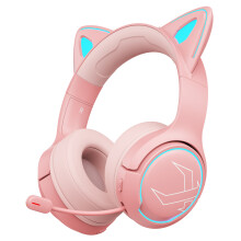 BINNUNE BW05 Wireless Gaming Headset 2.4G Bluetooth PS4 XBOX Pink