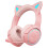 BINNUNE BW05 Wireless Gaming Headset 2.4G Bluetooth PS4 XBOX Pink 1