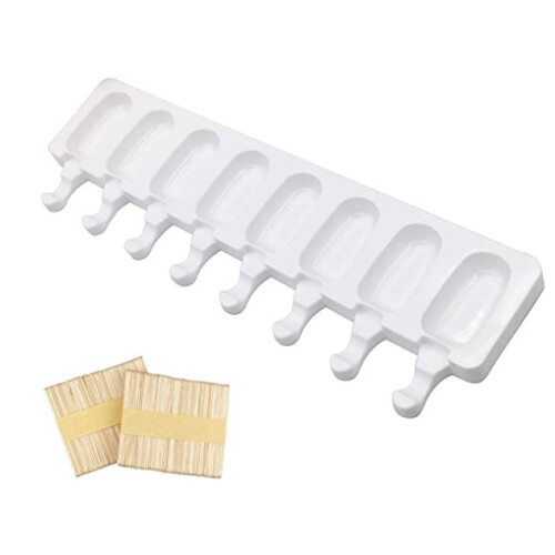 4 even silicone ice cream mold small + 50 sticks 2