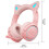 BINNUNE BW05 Wireless Gaming Headset 2.4G Bluetooth PS4 XBOX Pink 5