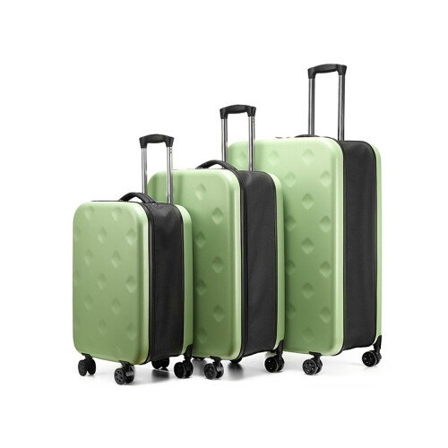 Folding Trolley Case 28in Universal Wheel Off-white 1