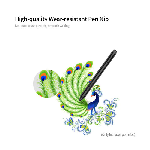 VEIKK P002 10pcs Replacement Pen Nibs for A50 A15 A15Pro 2