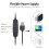 10in USB Desktop Ring Light 3 Color Modes 10 Brightness 360 Rotatable 5