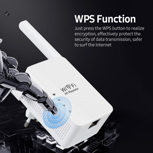 WiFi Repeater AP Range Extender 300Mbps Dual Antennas EU Plug 1