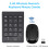2.4G Wireless Keyboard Mouse Combo 22 Keys + Mouse 3