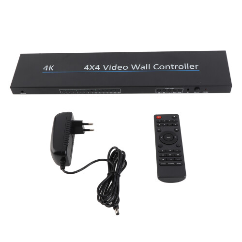 4x4 Video Splicer 4K HD Video Wall Controller 16-Screen