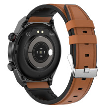 Smartwatch 1.39in Blood Glucose Monitor Touch Sports Waterproof