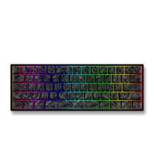 61-Key Wired Mechanical Gaming Keyboard Adjustable LED Magnetic Shaft