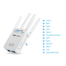 PIX-LINK AC05 1200Mbps Dual Band 2.4G 5G Wi-Fi Repeater UK Plug