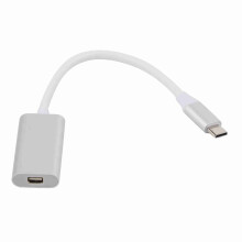USB3.1 Type-C to Mini DP Adapter for MacBook Silver