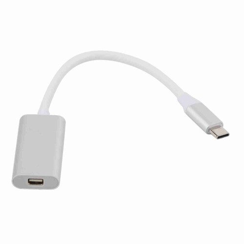 USB3.1 Type-C to Mini DP Adapter for MacBook Silver