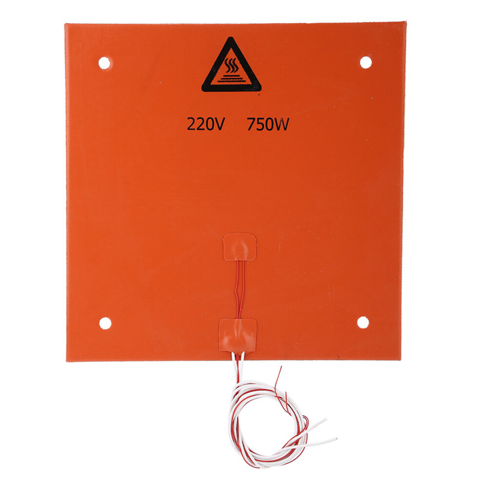 Silicone Heated Bed Pad 220V 750W 310*310mm Punch-image-OPC-PKYWCZQ-NEW