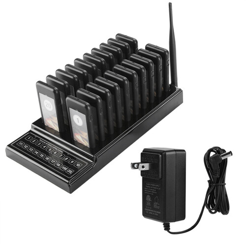 20-Channel Wireless Guest Paging System 107dBm