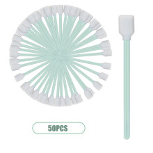 50pcs Anti static Foam Cleaning Swabs For Printer Disk Lens