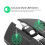 Portable Mute Rechargeable 2400DPI USB Wireless Gaming Mouse Black 4