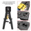 RJ45 6P 8P Network Pliers Crimping Tool (Black) 4