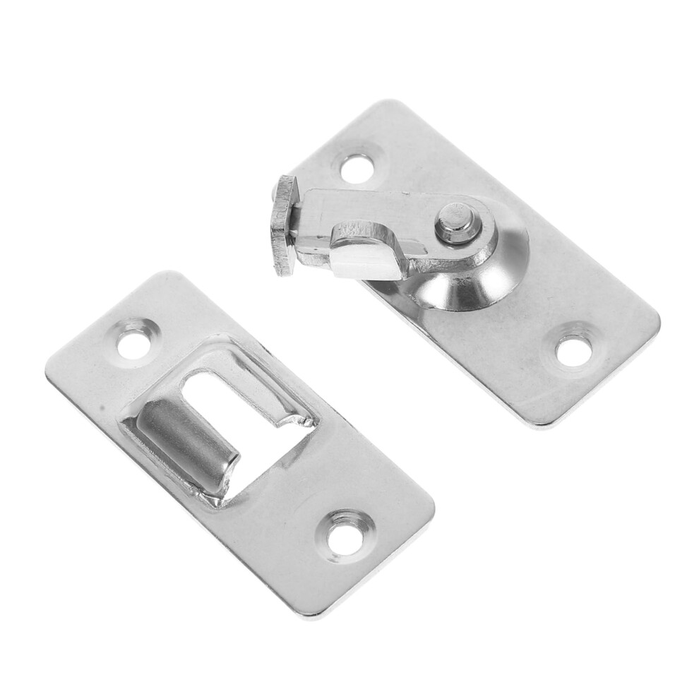 90Degree Door Latches Stainless Steel Right Angle Slide Latch Door Buckle For Security Locking System 9393856214266
