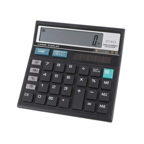 Solar Calculator 12-bit Large Screen Scientific 1