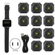 Wrist Watch Pager Receiver Wireless Smart Calling Button