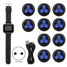 CTW06+CTT23 Wireless Watch Receiver 10 Blue Nursing Pager