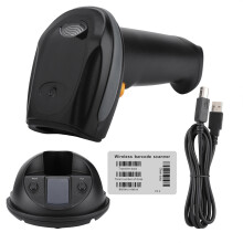 FG WX2800C 433MHz Wireless Scanner Gun 32-Bit Barcode Decoder
