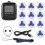 Restaurant Paging System Black Mobile Receiver 10 White Blue Silicone 1