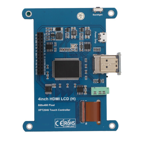 4inch 800x480 IPS HDMI LCD Touch Screen Fit for Raspberry Pi 3B+Zero W 1