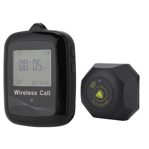 Restaurant Paging System 10pcs Black Wireless Pager 1