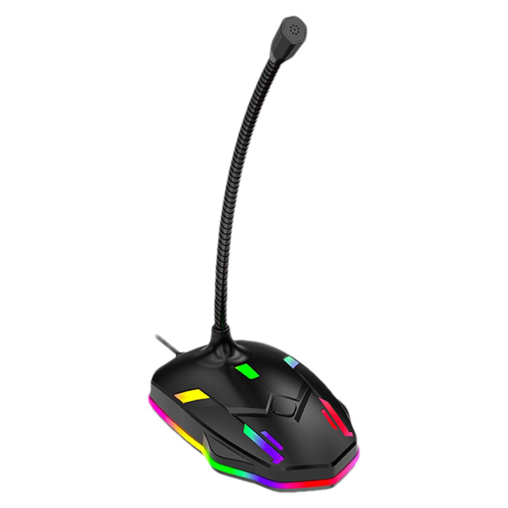 Pc Microphone Condenser For Computer And Pc Usb Conference Microphone Plug And Play 360-Degree Gooseneck Black 9393856214600