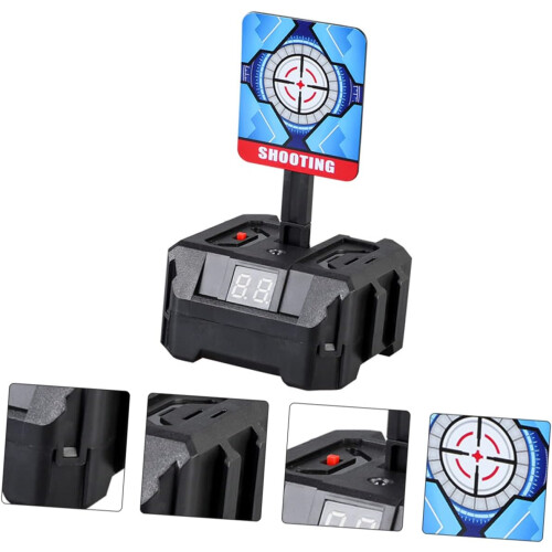 Auto Scoring Archery Target 2 Pack LED Light Sound Effects Easy Assembly For Skill Improvement 1