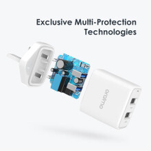 oraimo Firefly-2 5.0V/2.1A Dual USB Fast Wall Charger
