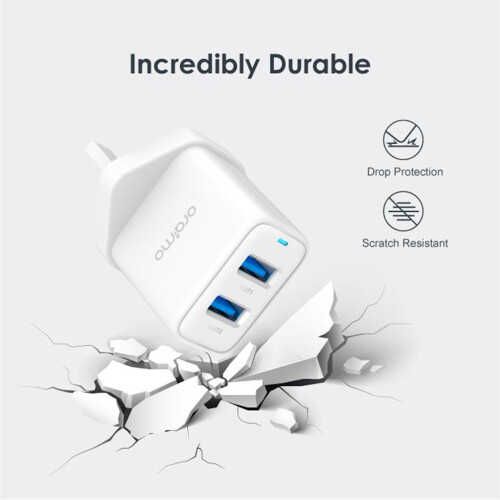 oraimo Firefly-2 5.0V/2.1A Dual USB Fast Wall Charger 1