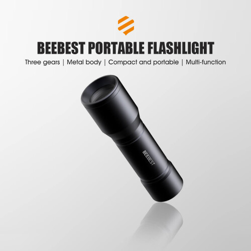 BEEBEST LED Flashlight AAA Rechargeable 3 Modes Waterproof Camping