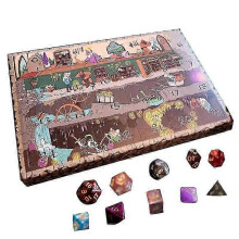 Calendario dell'Avvento 2025 Dungeons & Dragons Calendario dell'Avvento Dadi poliedrici casuali cs