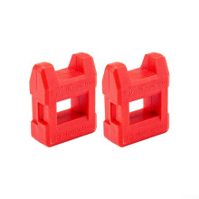2 In 1 Screwdriver Magnetizer And Demagnetizer Set 2pcs Red For All Steel Tools