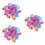3 Sets 60g Wedding Square Confetti Decorative Paper Sheets For Party 7