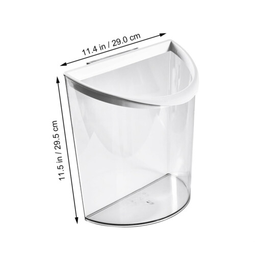 Back-mounted Trash Bin Kitchen U-Shaped Design No-Drill Installation For Cabinet Storage And Garbage Organization 1