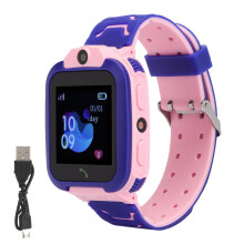 Children's Smart Watch Q12B Waterproof 2G Call GPS Positioning Pink