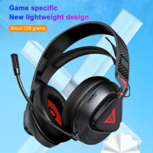 TAIOU BT5.3 Wireless Gaming Headset 3Mic Lightweight PC Laptop