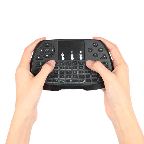 Backlit Wireless Keyboard Mouse 4 Color Light for Android TV PC
