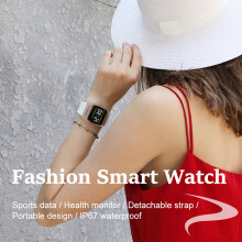 P63 Smart Bracelet Heart Rate BP Pedometer IP67 Waterproof Steel Strap