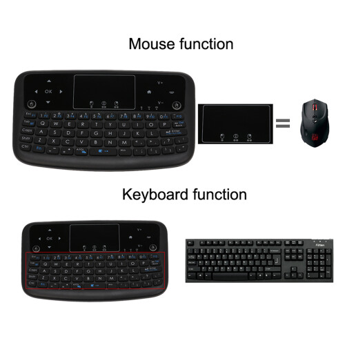 A36 Mini Wireless Keyboard 2.4GHz Air Mouse Touchpad