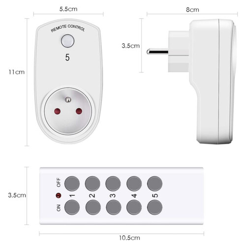 FBA Monopolys ES9939F Smart Remote Socket 2 Drag 5 White 2