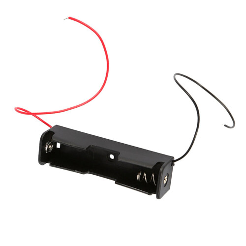 5pcs Plastic Battery Holder Case for 1x 18650 With Wire Leads 1