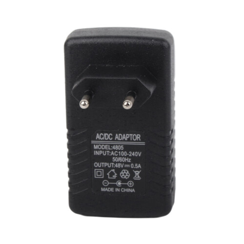 48V 0.5A Wall POE Injector for IP Phone/Camera