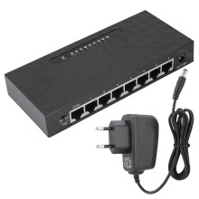 8 Ports Gigabit Ethernet Switch RJ45 Smart Network Switch