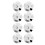 8 Pcs 25x4mm Copper Speaker Isolation Feet Mat 4